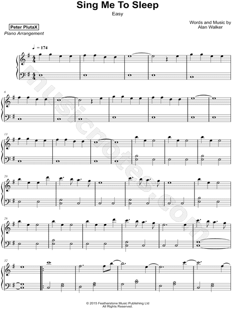 Sing Me to Sleep [easy]