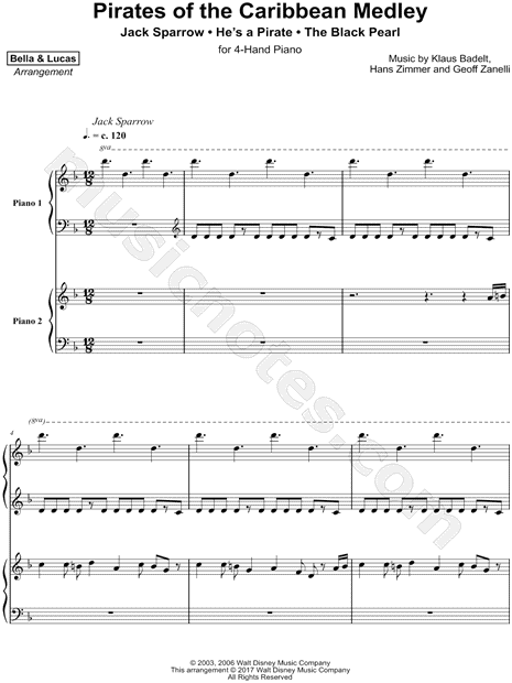 Pirates of the Caribbean Medley