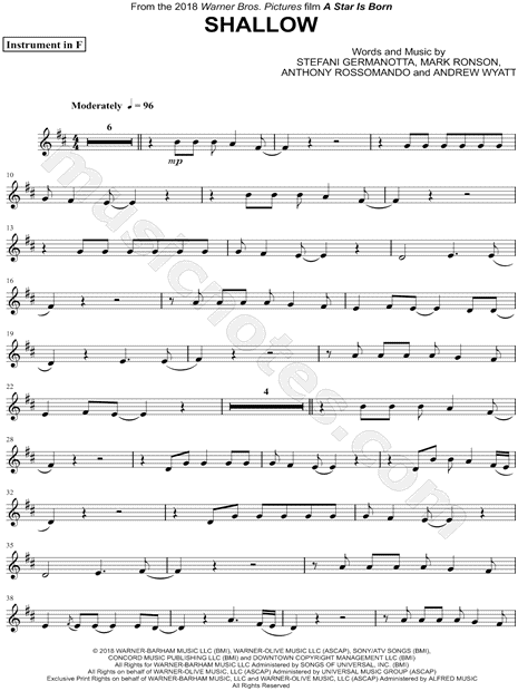 Shallow - F Instrument