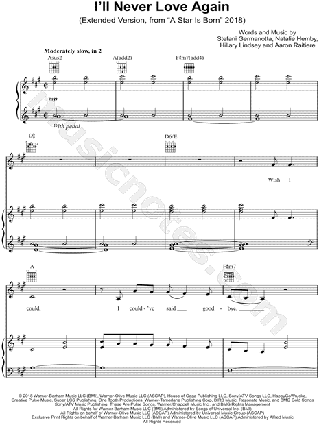 I'll Never Love Again (Extended Version)