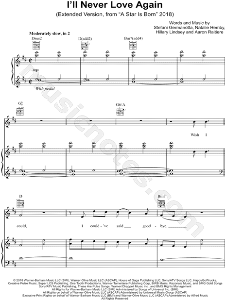 I'll Never Love Again (Extended Version)
