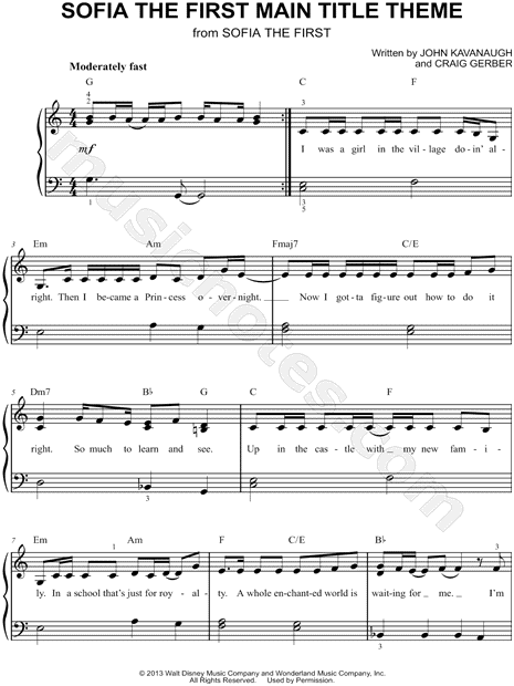 Sofia the First Main Title Theme
