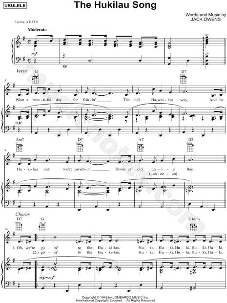 The Hukilau Song