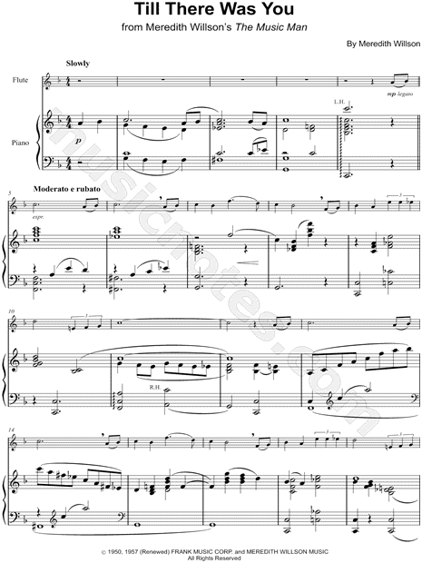 Till There Was You - Flute & Piano