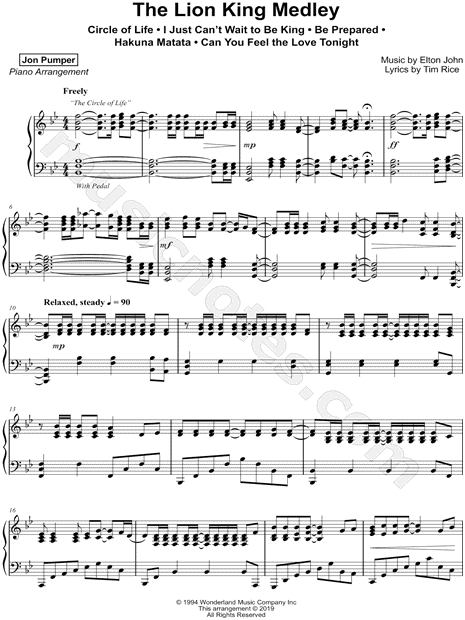 The Lion King Medley