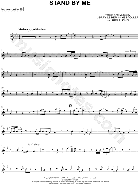 Stand by Me - Eb Instrument