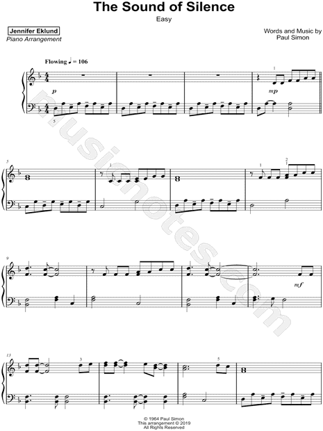 The Sound of Silence [easy]