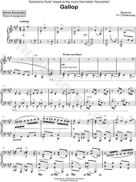 The Nutcracker Symphonic Suite: 3. Gallop