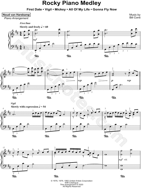 Rocky Piano Medley