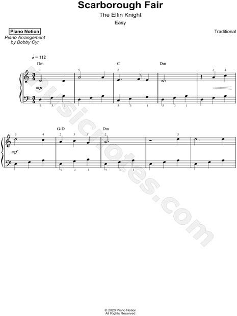Scarborough Fair [easy]