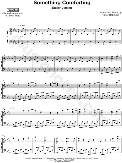 Something Comforting [easier version]