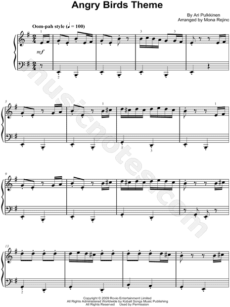 Angry Birds Theme