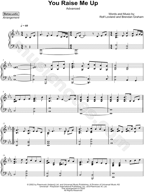 You Raise Me Up [advanced]