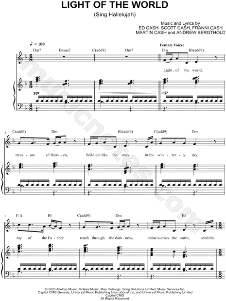 Light of the World (Sing Hallelujah)