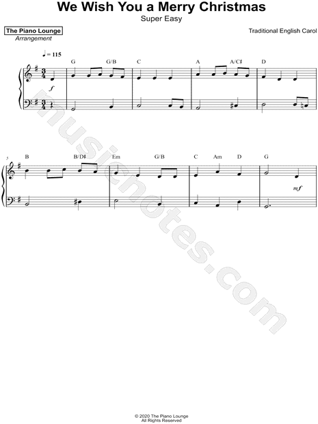 We Wish You a Merry Christmas [super easy]