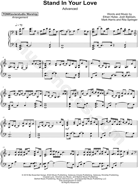 Stand in Your Love [advanced]