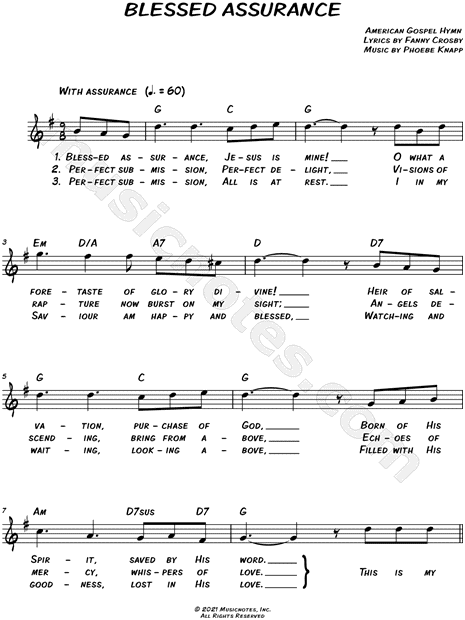 Blessed Assurance