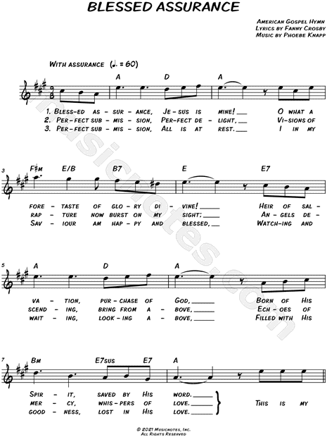 Blessed Assurance