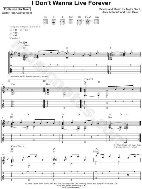 I Don't Wanna Live Forever (from Fifty Shades Darker)