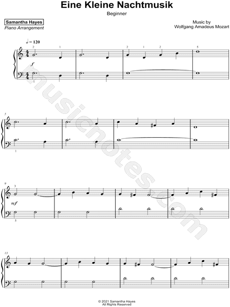 Eine Kleine Nachtmusik, K. 525 [beginner]
