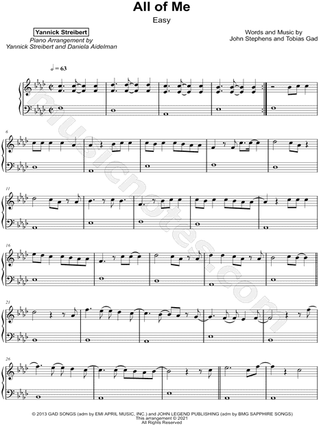 All of Me [easy]