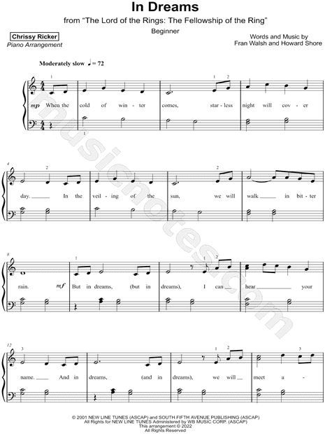 In Dreams [beginner]