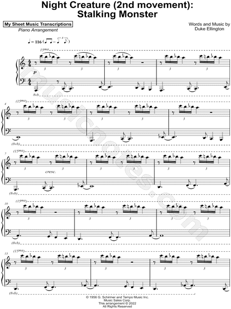 Night Creature (2nd Movement) - Stalking Monster