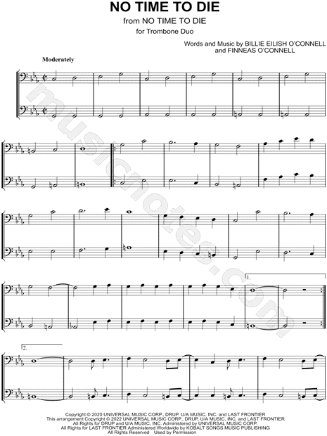 No Time to Die - Trombone Duet
