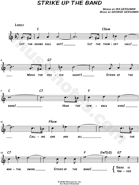 Strike Up the Band