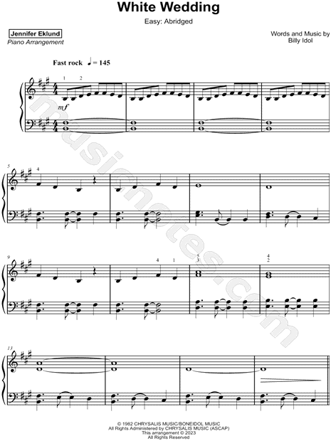 White Wedding [easy - abridged]