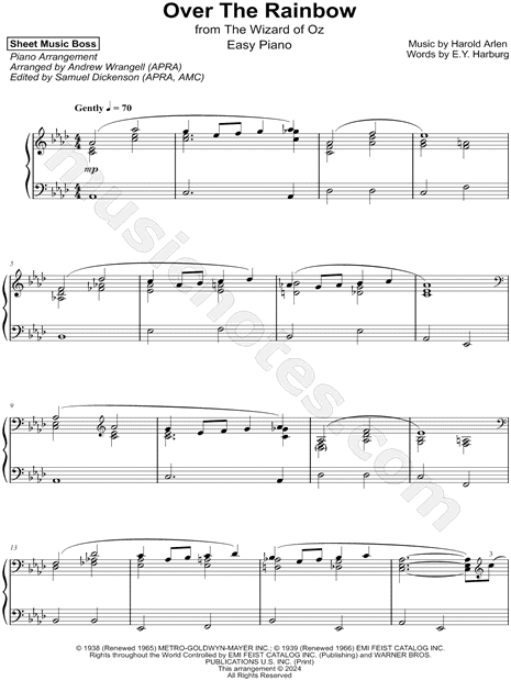 Over the Rainbow [easy]