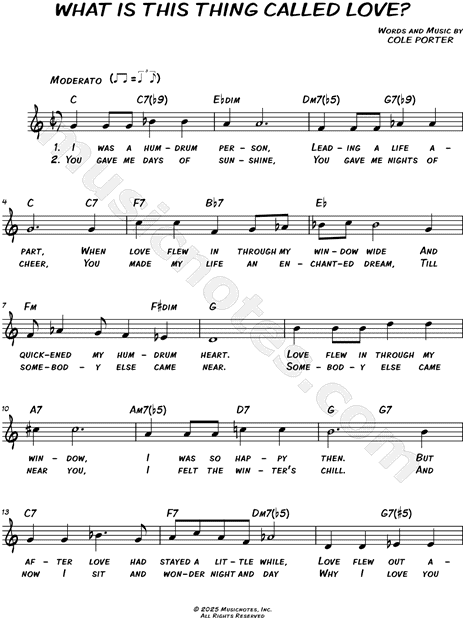 What Is This Thing Called Love? [full song]