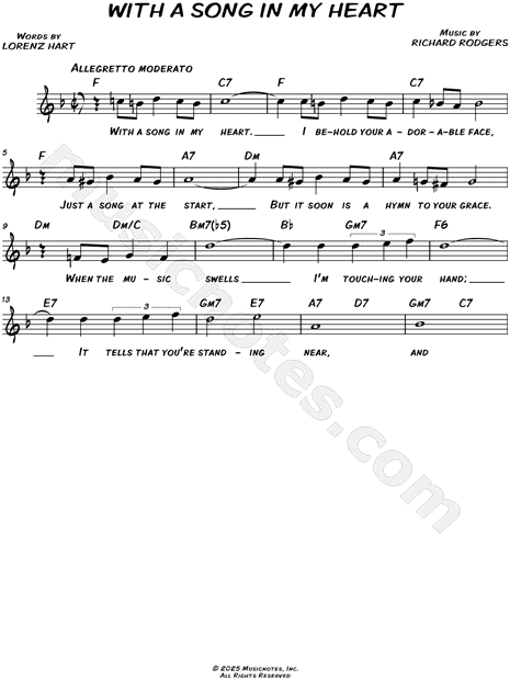 With a Song in My Heart