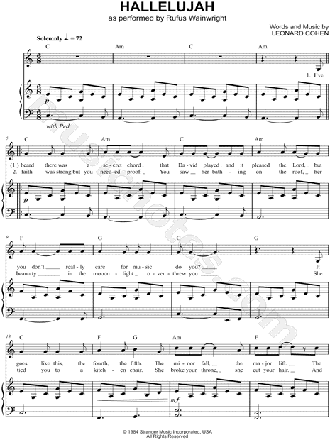 Hallelujah - Rufus Wainwright