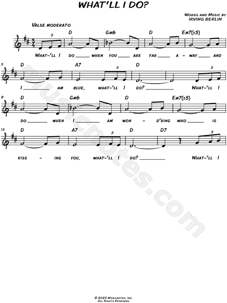What'll I Do? [chorus only]
