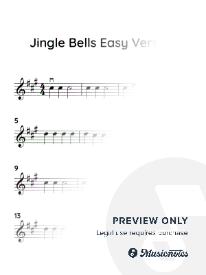 Jingle Bells Violin easy version