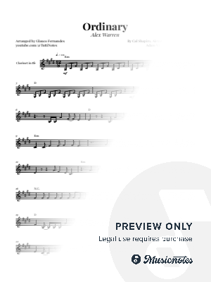 Ordinary | CLARINET SOLO