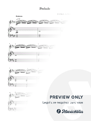 Bach-Siloti Prelude by Oleg Pokhanovski - Sheet Music