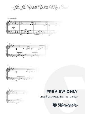 It Is Well With My Soul (Late Intermediate)