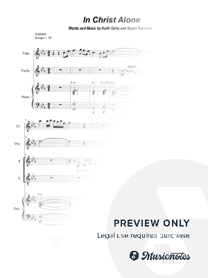 In Christ Alone (Duet for Soprano and Tenor solo)