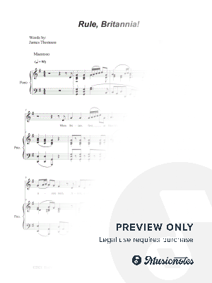 Rule, Britannia! (Vocal Solo)