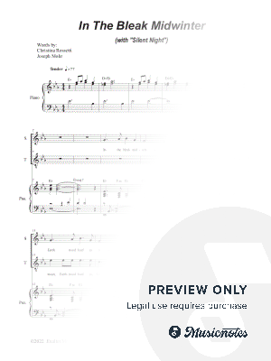 In The Bleak Midwinter (with "Silent Night") (Duet for Soprano and Tenor solo)