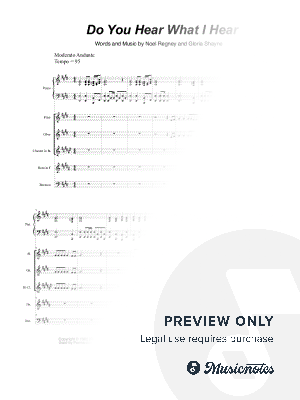 Do You Hear What I Hear? (Woodwind Quintet and Piano)