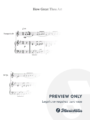 How Great Thou Art (Trumpet Solo with Piano Accompanimen