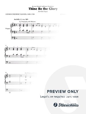 Thine Be the Glory (Organ Solo)