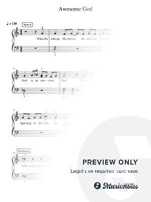 Awesome God - Intermediate