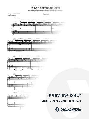 Star of Wonder Medley (Piano Solo)