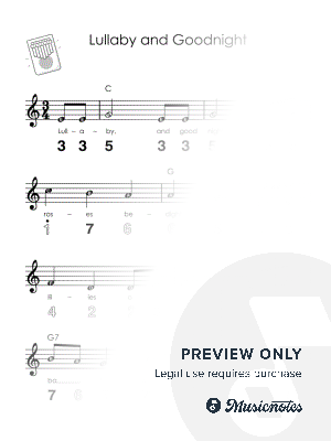 Lullaby and Goodnight I Brahms I Easy Kalimba Sheet Music I TAB I Chords I How to Play for Absolute Beginners + GUIDE