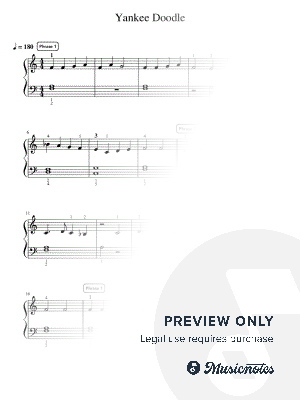 Yankee Doodle - Intermediate by Simply Piano - Sheet Music