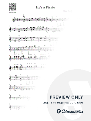 He's a Pirate from Pirates of the Caribbean